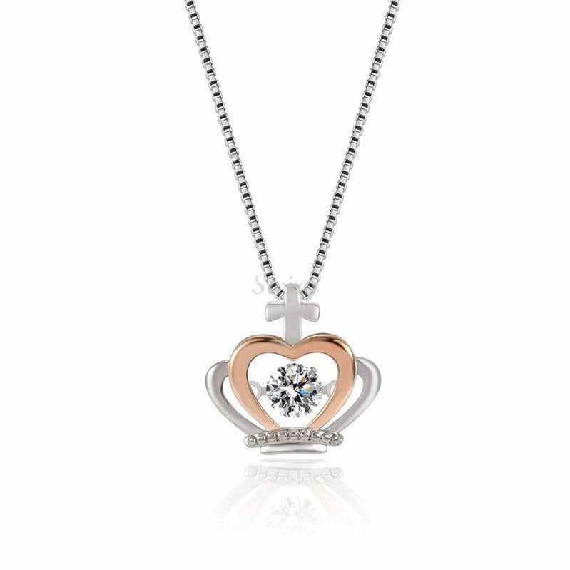To My Daughter in law-Luxe Crown Necklace Gift Set