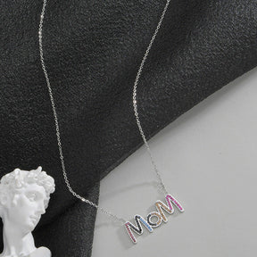 Siciry™-Color Diamond Mom Necklace