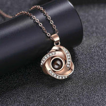 Siciry™ Personalized Projection Photo Necklace - Spin