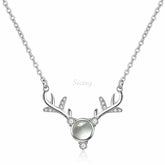 Siciry™ Personalized Projection Photo Necklace - Antler