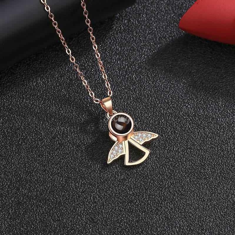 Siciry™ Personalized Projection Photo Necklace - Little Angel
