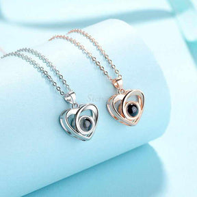 Siciry™ Eternal Love Personalized Projection Photo Necklace