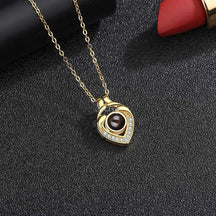 Siciry™ Personalized Projection Photo Necklace - Hold My Love