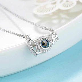Siciry™ Personalized Projection Photo Necklace - Love
