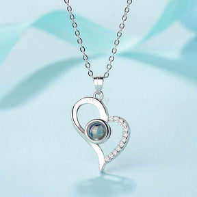 Siciry™ Personalized Projection Photo Necklace - Forever In My Heart
