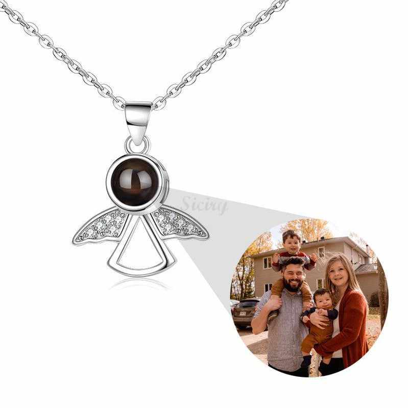 Siciry™ Personalized Projection Photo Necklace - Little Angel