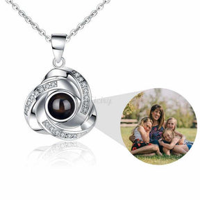 Siciry™ Personalized Projection Photo Necklace - Spin
