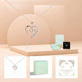 -Siciry™ To My Loving Mom-Love Heart Necklace-
