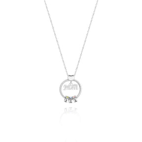 Mother's Day Gift Personalized Circle Pendant