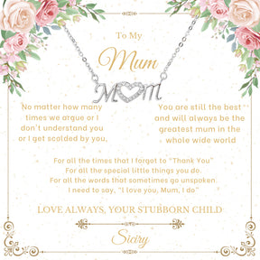 Siciry™ To  Mum-Diamond Mom-Red Apple Box