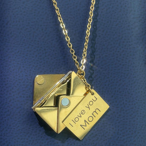 Siciry™ -I Love You Mom-Love Letter Necklace