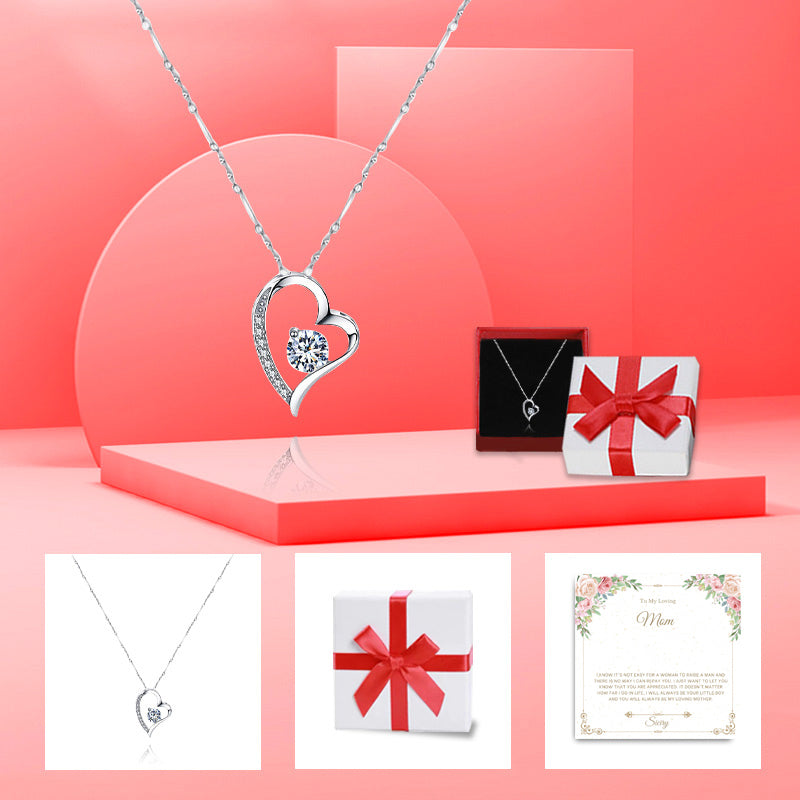 Siciry™ To My Loving Mom-Love Heart Necklace