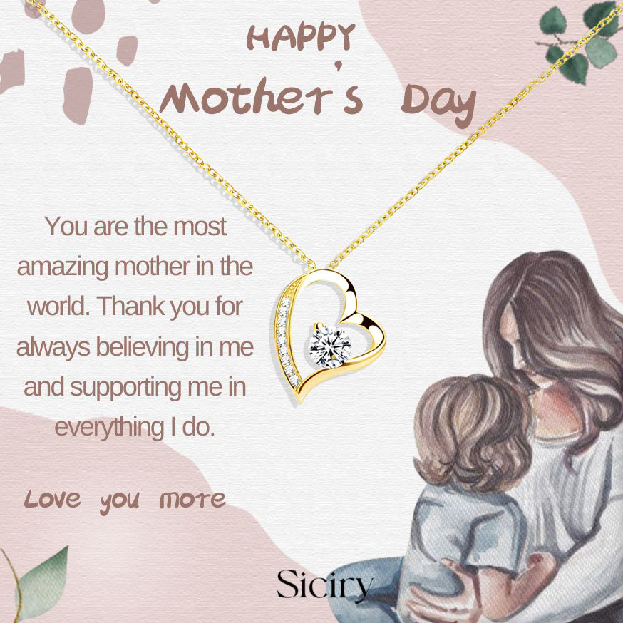 Siciry™ Mother‘s Day-Diamond Heart Necklace