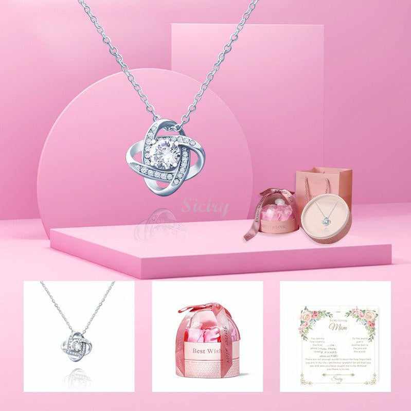 Siciry™ To My Loving Mom-Love Heart Necklace-
