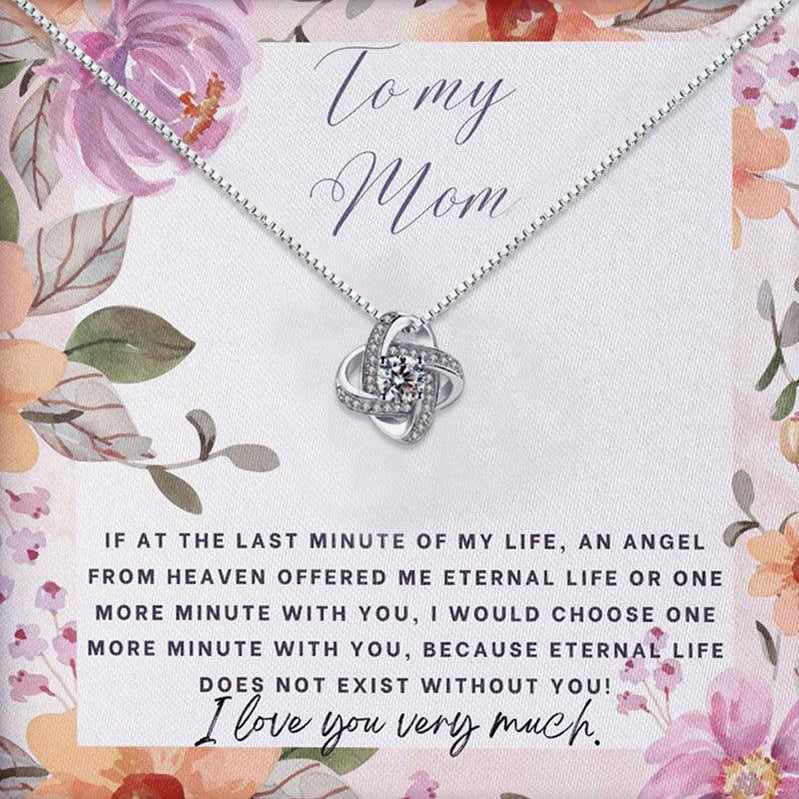 To My Mom Necklace Sentimental Gift For Mother's Day - Jolly