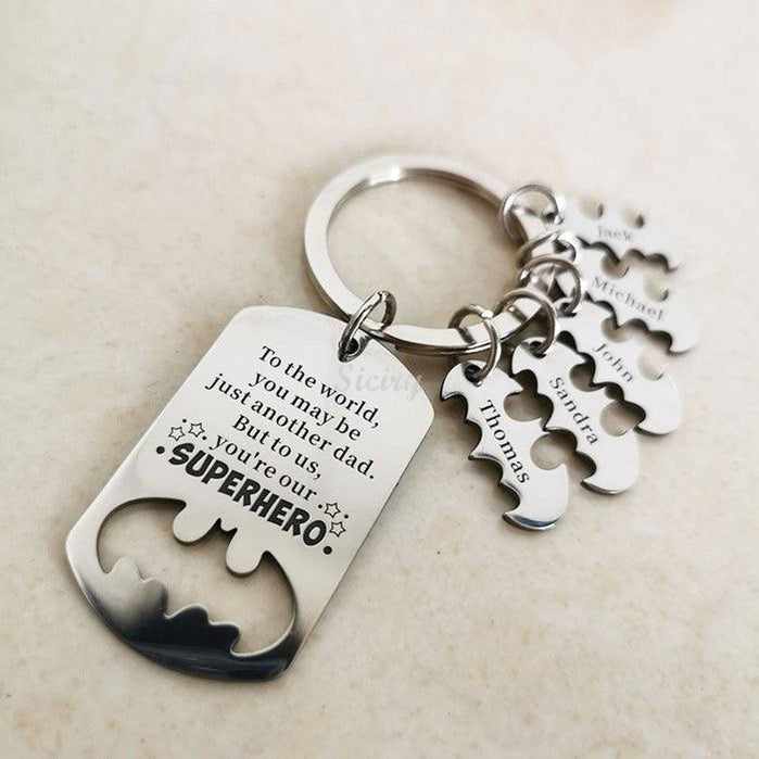 Keychain Gifts Father's Day-Bats