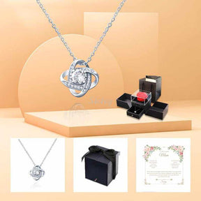 Siciry™ To My Loving Mom-Love Heart Necklace-