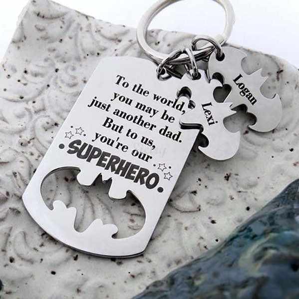 Keychain Gifts Father's Day-Bats