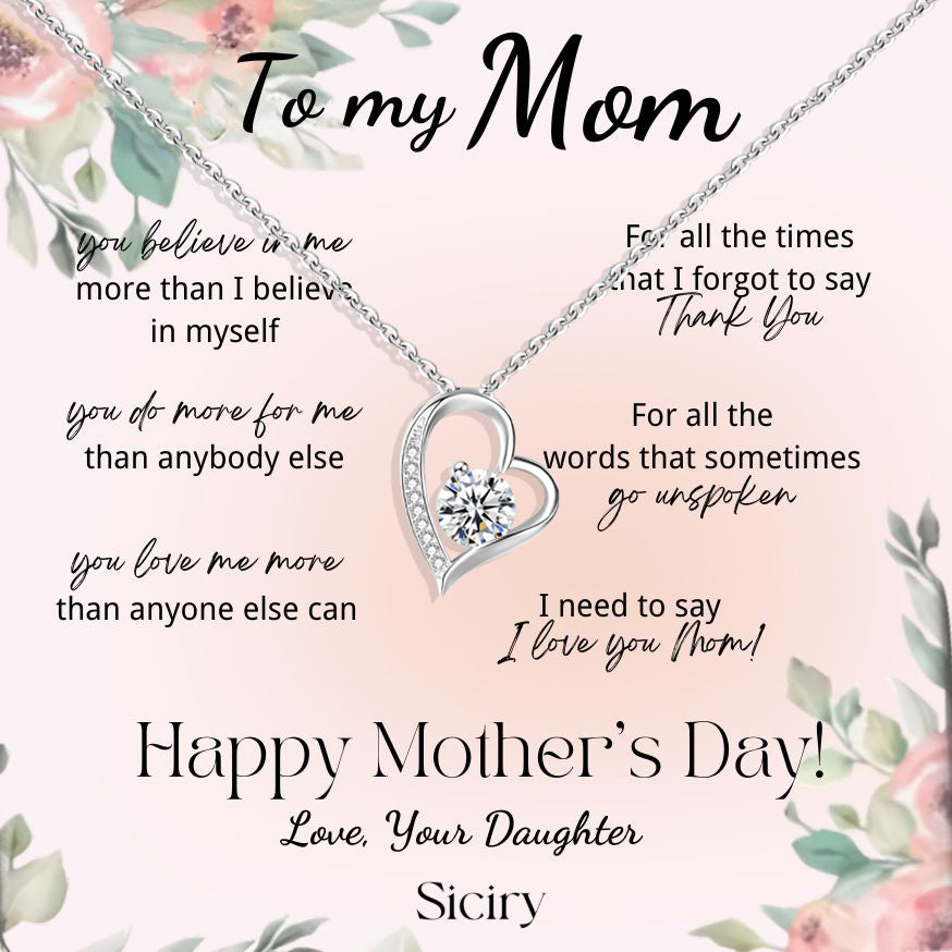 Siciry™ Mother‘s Day-Diamond Heart Necklace