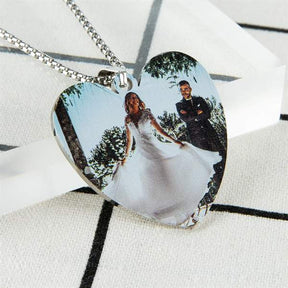 Heart Personalized Necklaces with Pictures