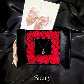 To My Mom-100 Languages Projection Carnation Necklace