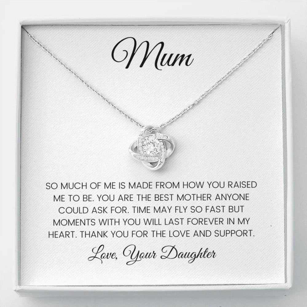 Siciry™ To Mum - Love Knot Necklace For Mum - I Love You Forever