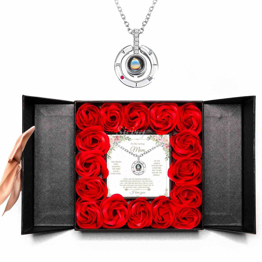 💝Valentine's Day Discount 50%OFF🎁-I Love You 100 Languages Projection Necklace