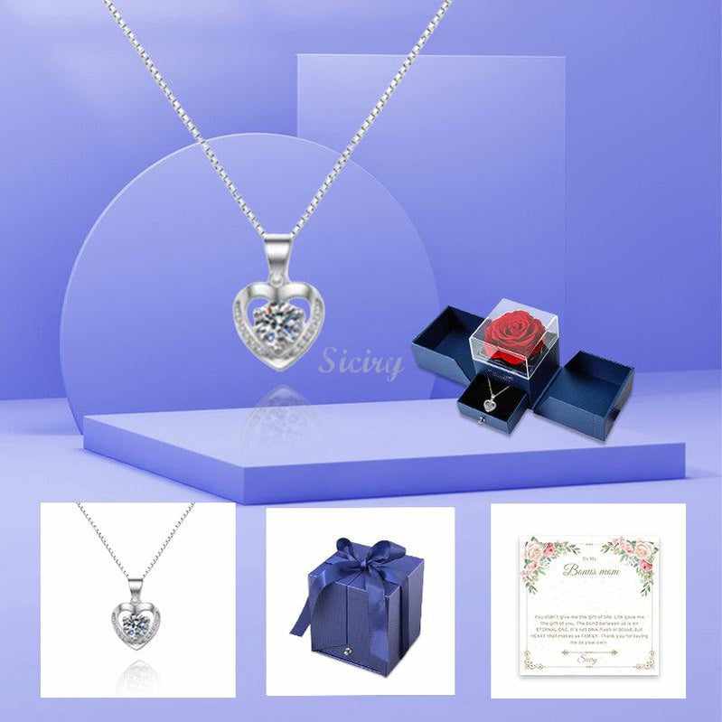 Siciry™ To Bonus Mom Diamond Necklace