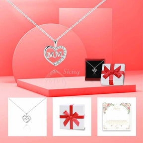 Siciry™ To Step mom-Love Heart Necklace-