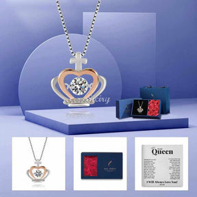 Luxe Crown Necklace - To My Queen