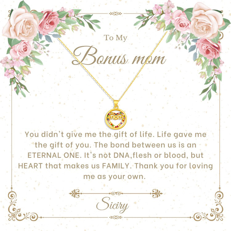 Siciry™ To Bonus Mom-Cross Chain Mom-16 Rose Box (Blanc) 