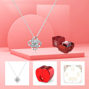 Siciry™ To Loving Mom-Knot Necklace-Red Apple Box