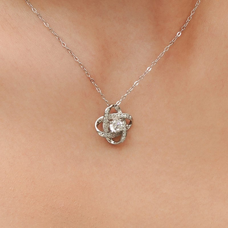 💝Valentine's Day Discount 50%OFF🎁-White Gold Necklace - Realistic Rose - To My Love-
