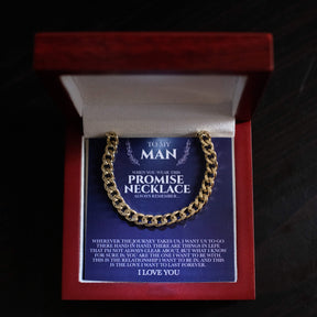 To My Man - Promise Necklace In High-Grade Stainless Steel
