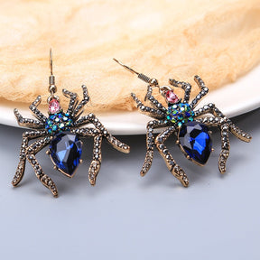 Halloween Earrings Spider Drop Earrings for Women 3D Animal Dangle Earrings Jewelry