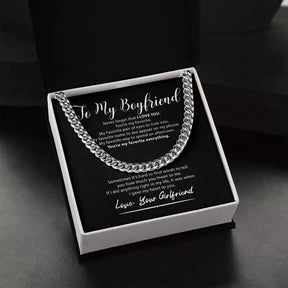 (GF) To My Boyfriend | "My Heart" | Cuban Link Necklace