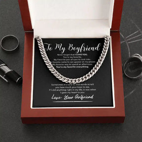 (GF) To My Boyfriend | "My Heart" | Cuban Link Necklace