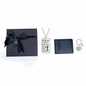 Porte-monnaie et porte-clés Collier Bracelet Cadeau Sst pour votre père