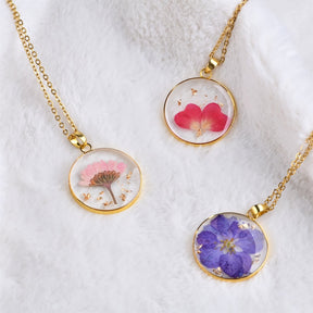 Birthday Flower Necklace