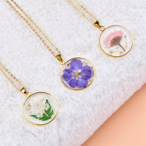 Birthday Flower Necklace